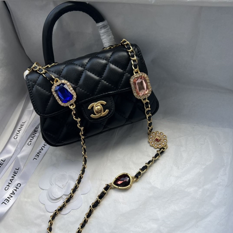 Ch**el top handle bags
